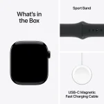 Apple Watch Series 10 GPS 42mm Jet Black Aluminum Case with Black Sport Band - Imagen 5